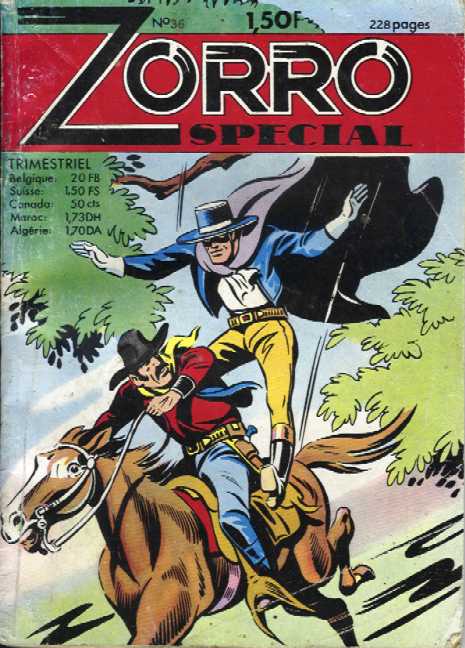 Scan de la Couverture Zorro Spcial n 36